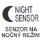 automatický nocný režim so senzorom